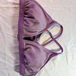 Target Xhilaration Purple Glitter Bikini Top